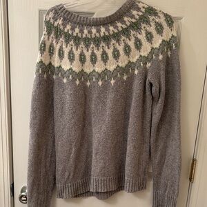 Joe Fresh Gray Knit Sweater